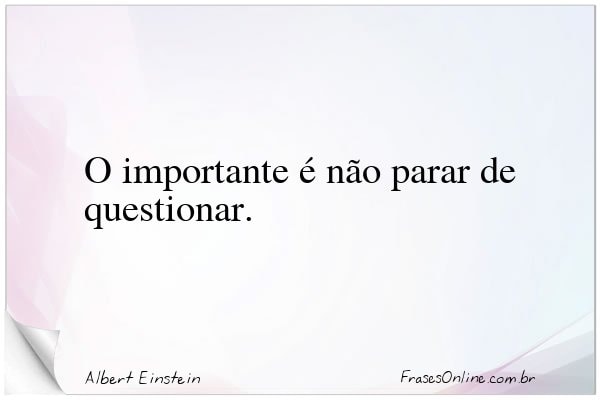 Frase de Albert Einstein