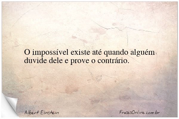 Frase de Albert Einstein