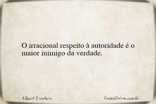 Frase de Albert Einstein