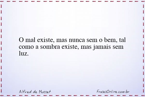 Frase de Alfred de Musset