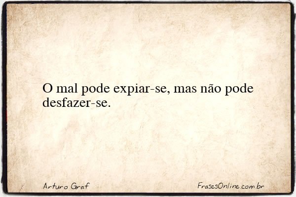 Frase de Arturo Graf