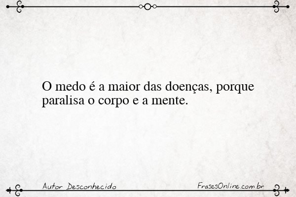 Frase de Autor Desconhecido