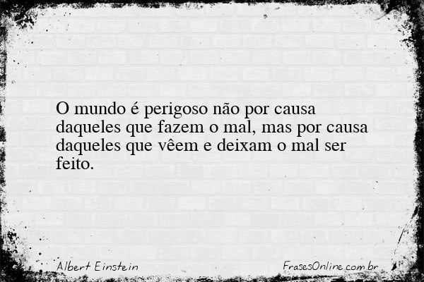 Frase de Albert Einstein