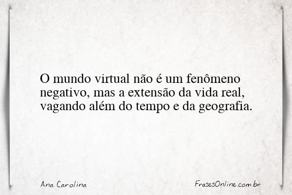 Frase de Ana Carolina