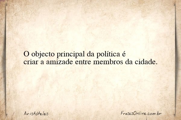 Frase de Aristóteles