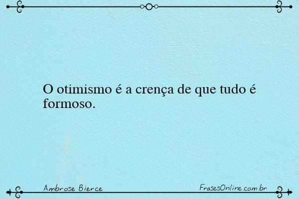 Frase de Ambrose Bierce