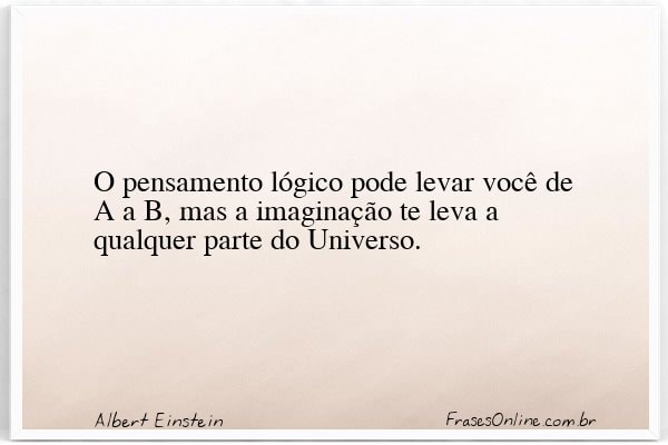 Frase de Albert Einstein