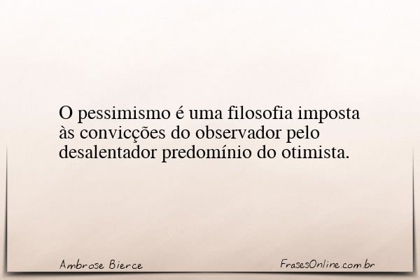 Frase de Ambrose Bierce