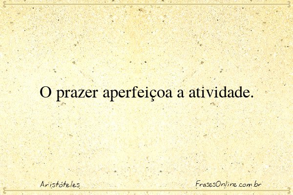 Frase de Aristóteles