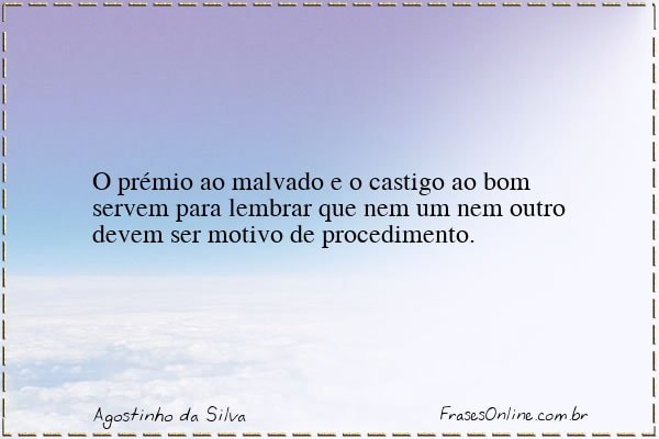Frase de Agostinho da Silva