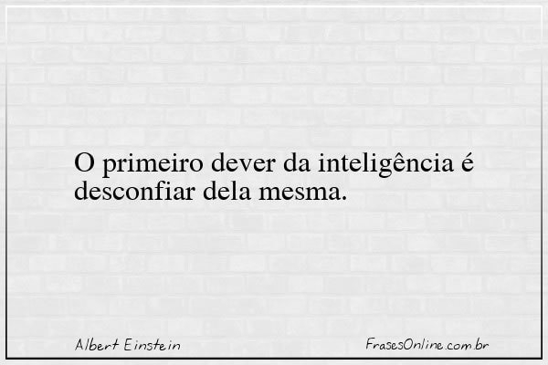 Frase de Albert Einstein