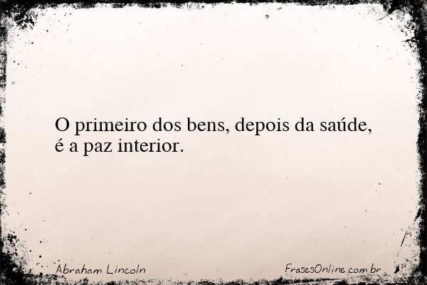 Frase de Abraham Lincoln