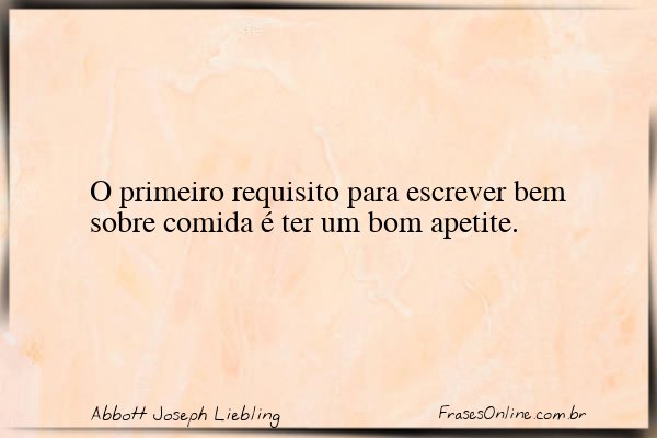 Frase de Abbott Joseph Liebling
