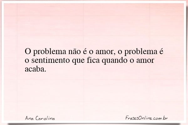 Frase de Ana Carolina