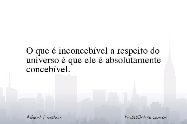 Frase de Albert Einstein