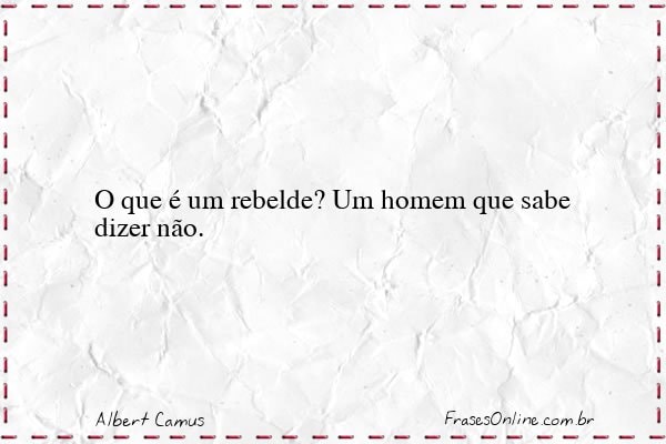 Frase de Albert Camus