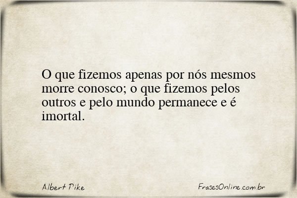 Frase de Albert Pike