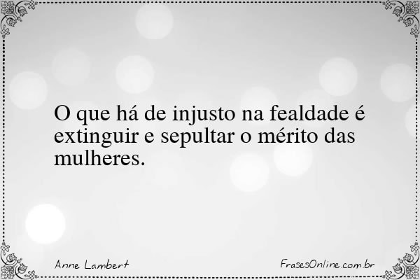 Frase de Anne Lambert