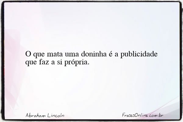Frase de Abraham Lincoln