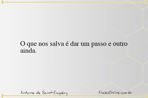 Frase de Antoine de Saint-Exupéry