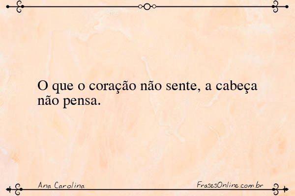 Frase de Ana Carolina