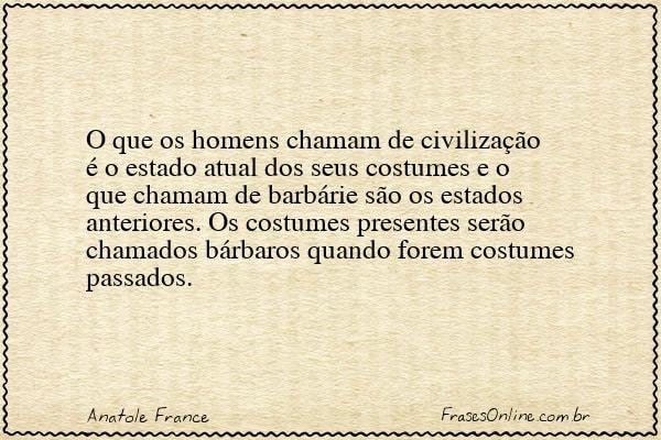 Frase de Anatole France