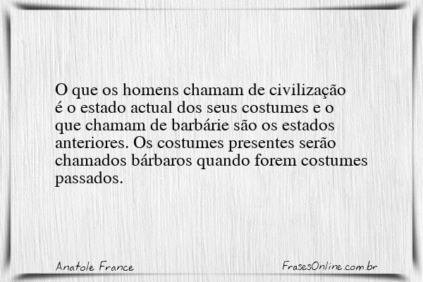 Frase de Anatole France