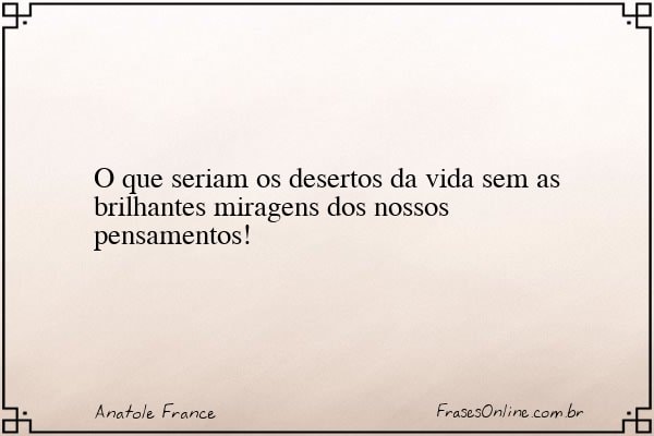 Frase de Anatole France