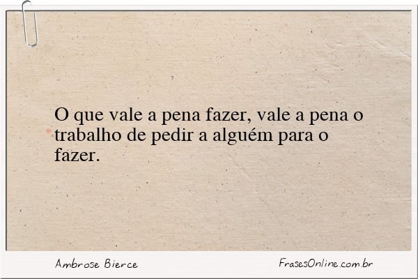 Frase de Ambrose Bierce