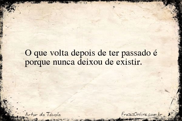 Frase de Artur da Távola