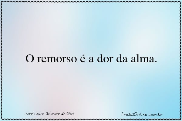 Frase de Anne Louise Germaine de Staël