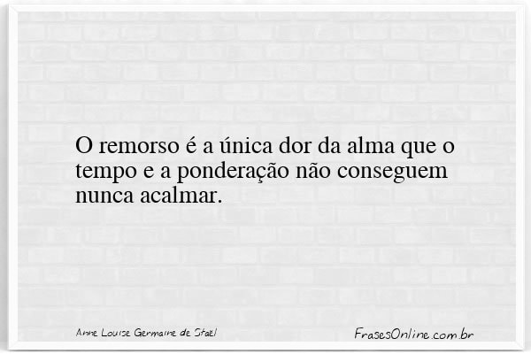 Frase de Anne Louise Germaine de Staël