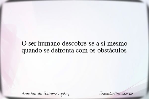 Frase de Antoine de Saint-Exupéry