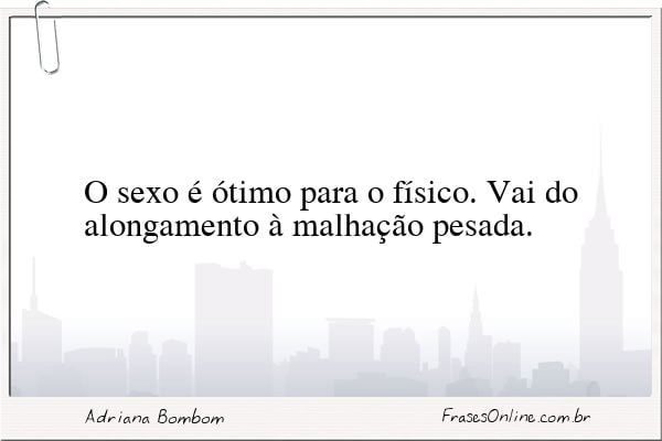 Frase de Adriana Bombom