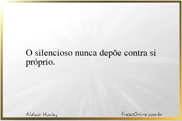 Frase de Aldous Huxley