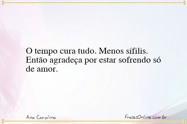 Frase de Ana Carolina