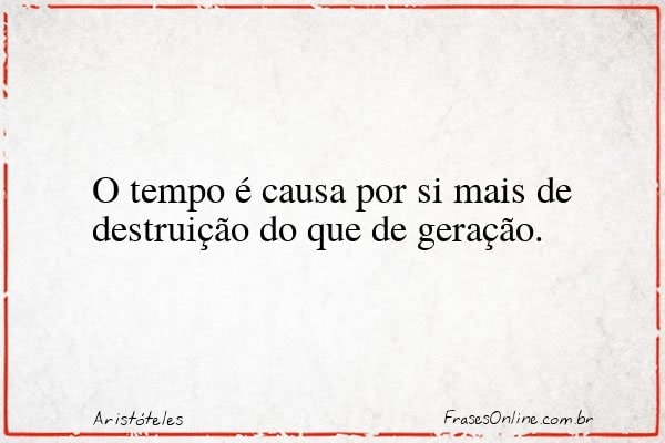 Frase de Aristóteles