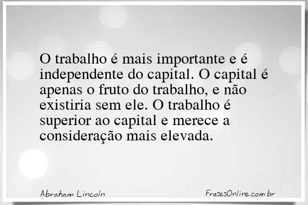 Frase de Abraham Lincoln