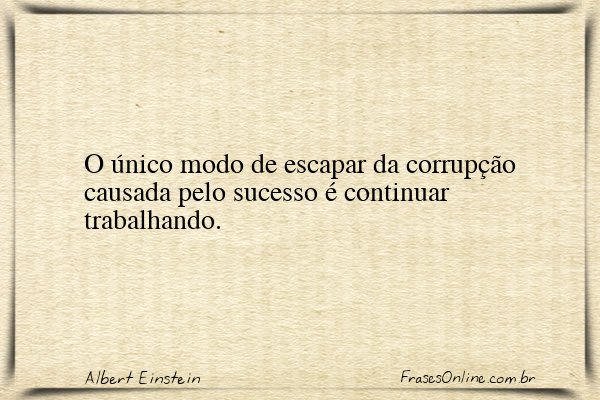 Frase de Albert Einstein