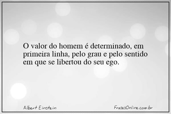 Frase de Albert Einstein