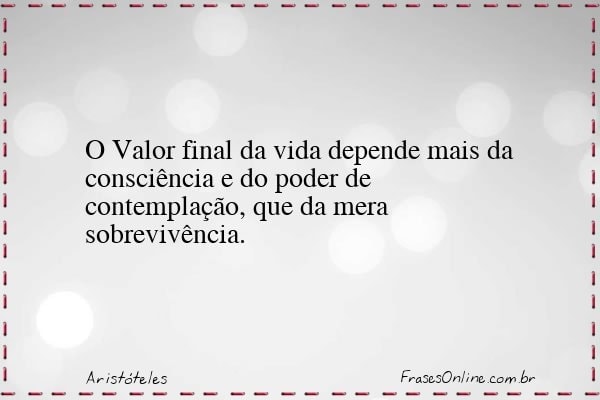 Frase de Aristóteles