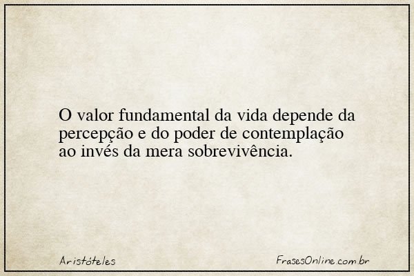 Frase de Aristóteles