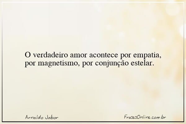 Frase de Arnaldo Jabor