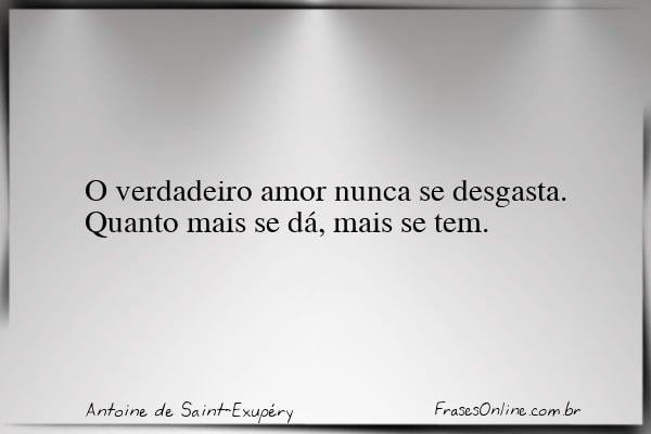 Frase de Antoine de Saint-Exupéry