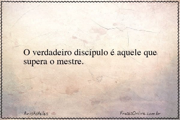 Frase de Aristóteles