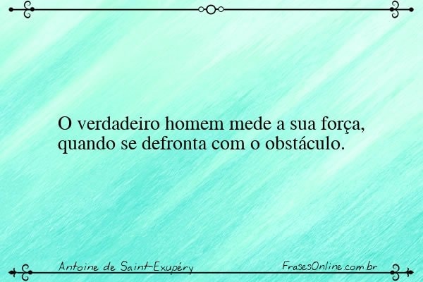 Frase de Antoine de Saint-Exupéry