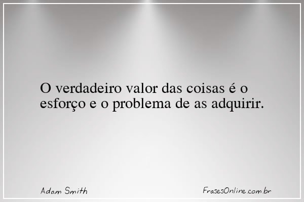 Frase de Adam Smith