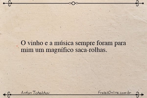 Frase de Anton Tchekhov