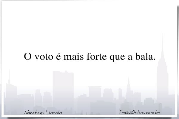 Frase de Abraham Lincoln