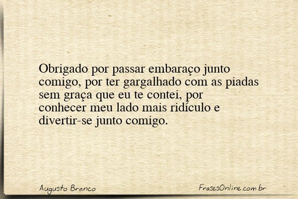 Frase de Augusto Branco